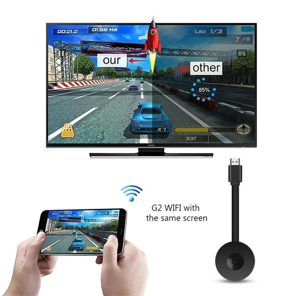 Wireless TV Stick Video Receiver Portable 1080P TV HD WIFI Dongle Adapter For Android/iOS TV Box Computer Live Screen Projector