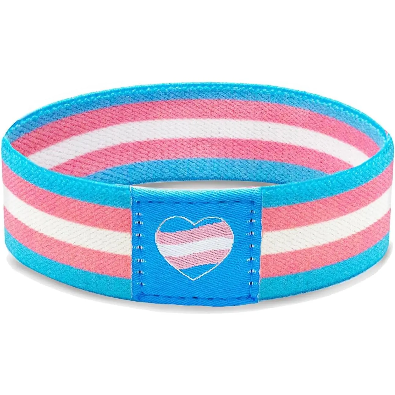 Pride Rainbow Bracelets Wristbands for Women & Men - Matching LGBT Pride Stretch Bands -  & Trans Accessories