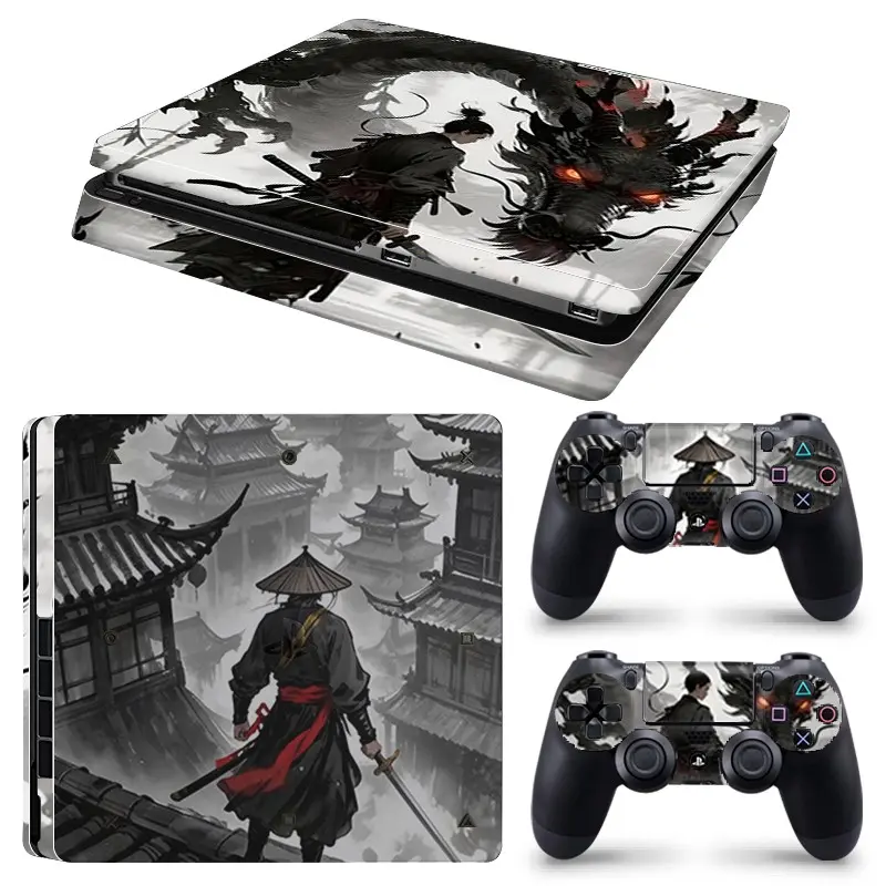 Ps4 Slim Controller Skin Stickers, Waterproof Scratch-Resistant Custom Design, Durable Protective Film, Unique Handheld Decoration