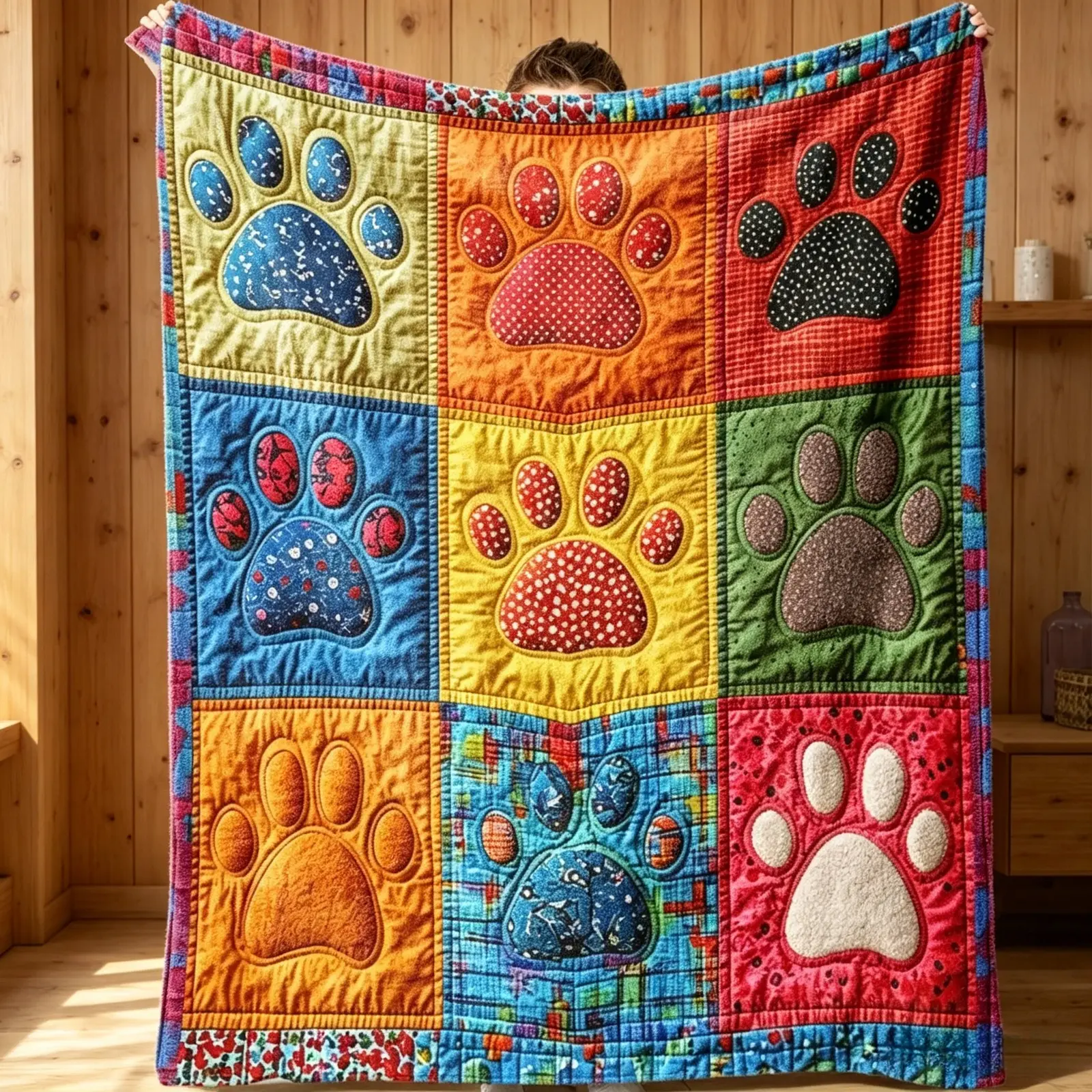 Soft Flannel Dog Blanket Novelty Pet Throw Ultra Soft Warm Printed Blanket for Dogs Cats Cozy Sleeping Mat Home Office Travel Car Use Lightweight Portable Pet Bedding Gift Idea Not 3D Not Knitted Printed Design Warm Haven Textiles