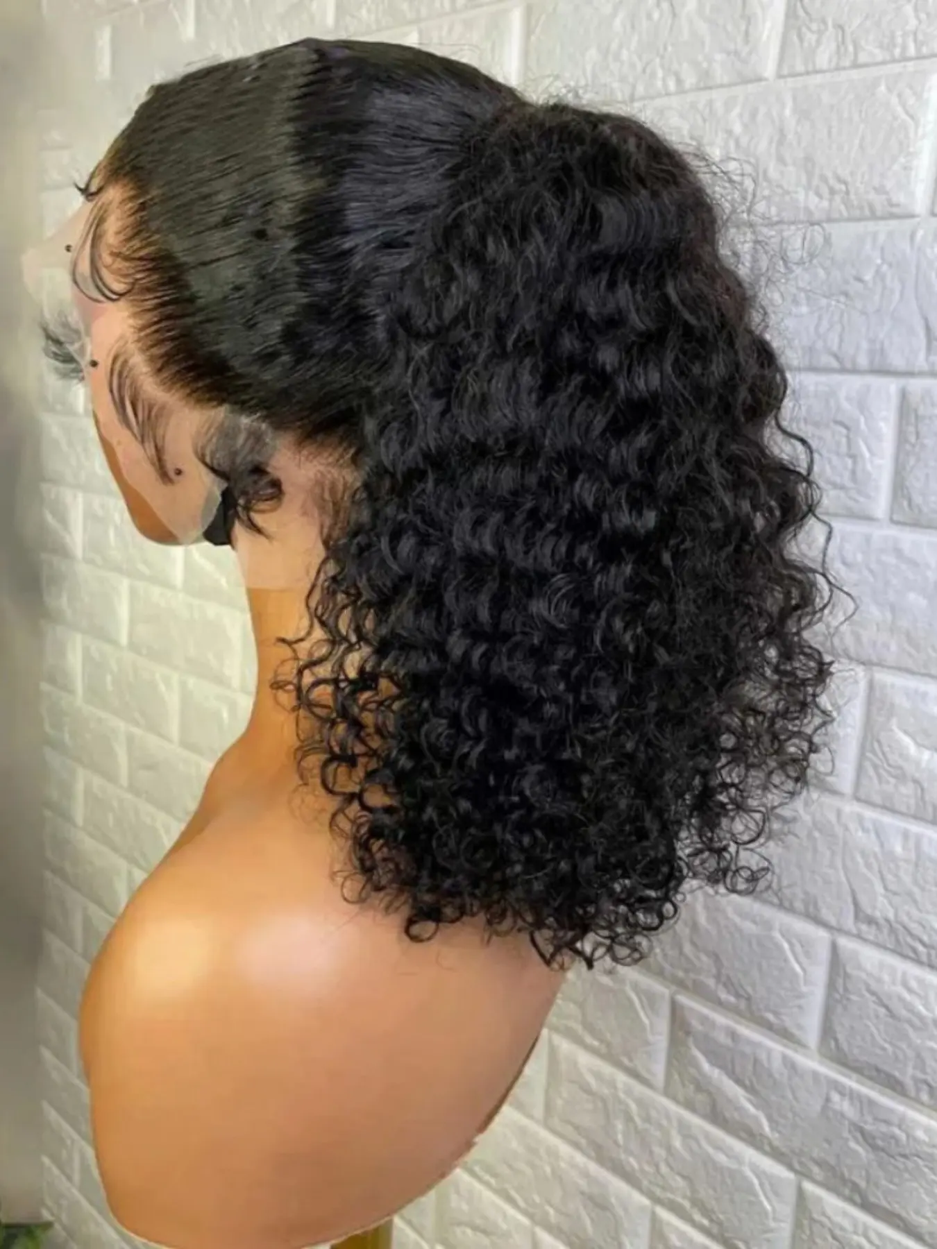 Soft Long 26 Inch 180 Density Twist Curl Deep 13x4 Front Lace Wig, No Glue Pre-Attached Heat Resistant Daily Wear Wig