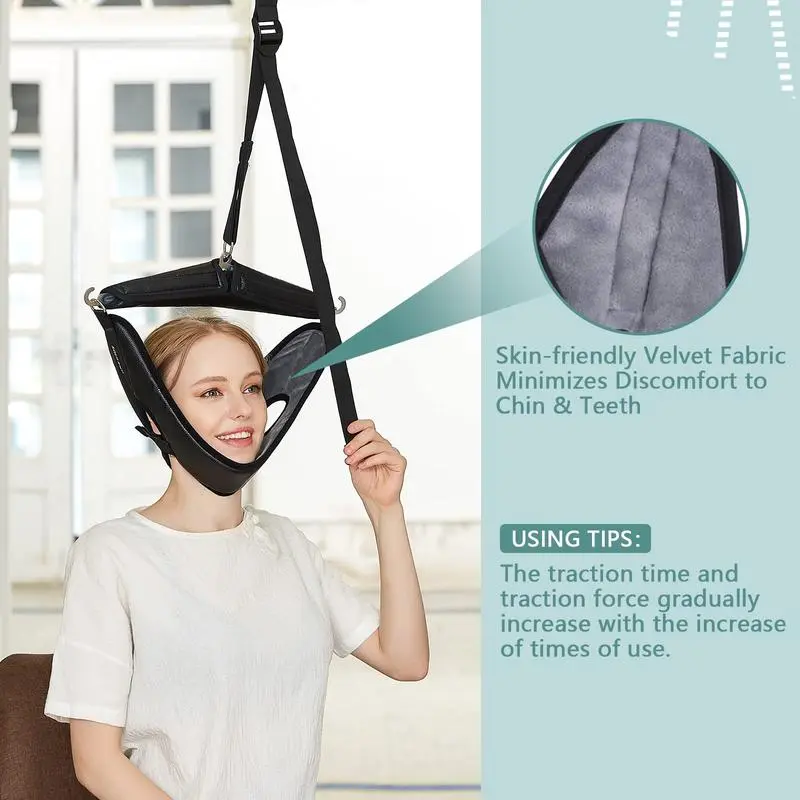 Ergonomic Neck Shoulder Relaxer, Adjustable Support Brace & Stretching Aid for Muscle & Tension Relief - Portable for Home & Office Use