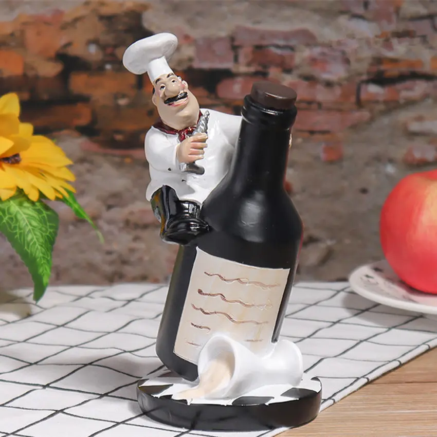 1Pc Potato Chef Resin Statue, Creative Kitchen Decor Art Ornament, Tabletop Decoration for Kitchen, Hotel, Cafe, Bar & Shop, Funny Collectible Gift, Home Aesthetic Decor, Home Decor Figurines