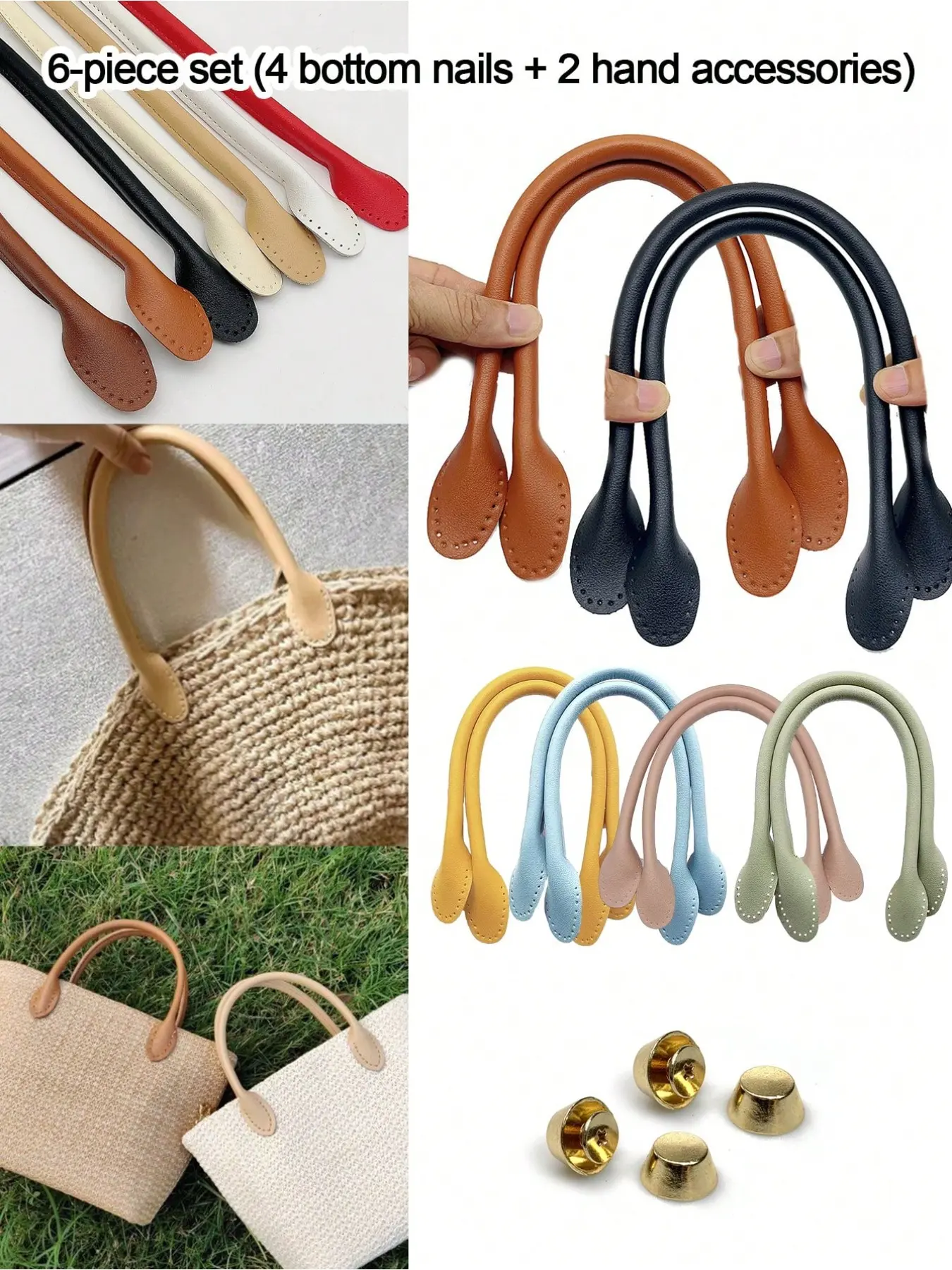 Women's Imitation Leather Strap, DIY Handbag Chain Shoulder Strap, Wallet Making Material, Teacher's Day Gift, Craft Supplies