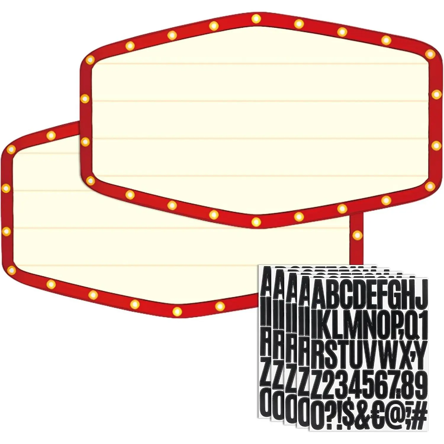 2 Pack Wedding Bottle Service Sign with Letters Sticker Entrance Props for Bridal Party Bottle Service Sign for Nightclub Weddings Parties(Red)