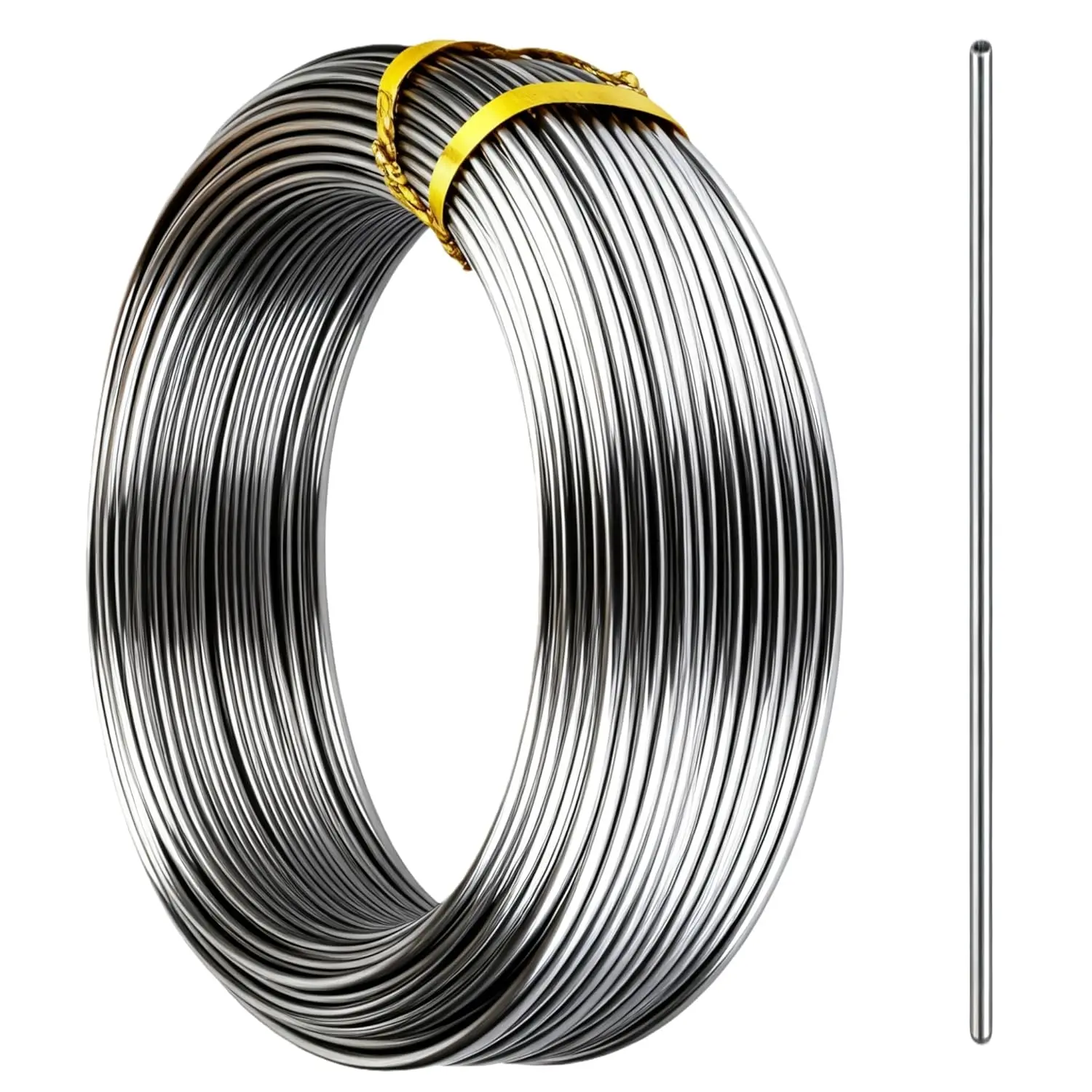 10 Gauge 304 Stainless Steel Wire 39 FT | 2.6mm Thick Rust-Resistant Heavy Duty for Garden Fencing,Vine ,Sculpture,Clay/Cake Armatures,Household Repair