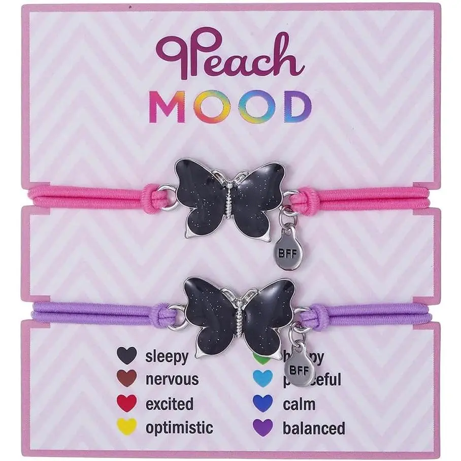 Color Changing Couple Bracelet Cute   Dinosaur Horse Temperature Sensing Mood Bracelet with Card   for  Birthday Christmas