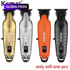 Kemei KM-2293 Metal-Body Digital Electric Hair Clippers, Professional Rechargeable Cordless Hair Trimmer, Hair Cutter for Men and Women Hair Trimmer Tool Cordless Hair Cutting