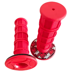 Motorcycle Handlebar Grips - 7/8" (22mm, 24mm) Non-Slip Soft Rubber Motorcycle Gear for Dirt Bike, Pit Bike Compatible with Honda, Yamaha, Suzuki, Kawasaki KLX, CRF, YZF
