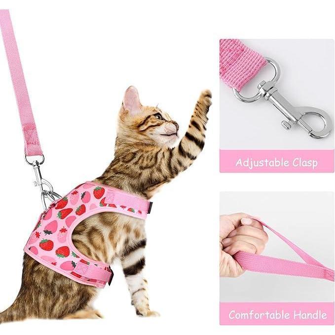 Cat Harness & Leash Set with Quick Release, Breathable Mesh – Pet Vest Harness for Small Pets (Kitties, Puppies) for Outdoor Walks, X-Small DIY Metal Playpen with Skylight Cat Harness & Leash Set with Quick Release, Breathable Mesh – Pet Vest Harness for Small Pets (Kitties, Puppies) for Outdoor Walks, X-Small DIY Metal Playpen with Skylight