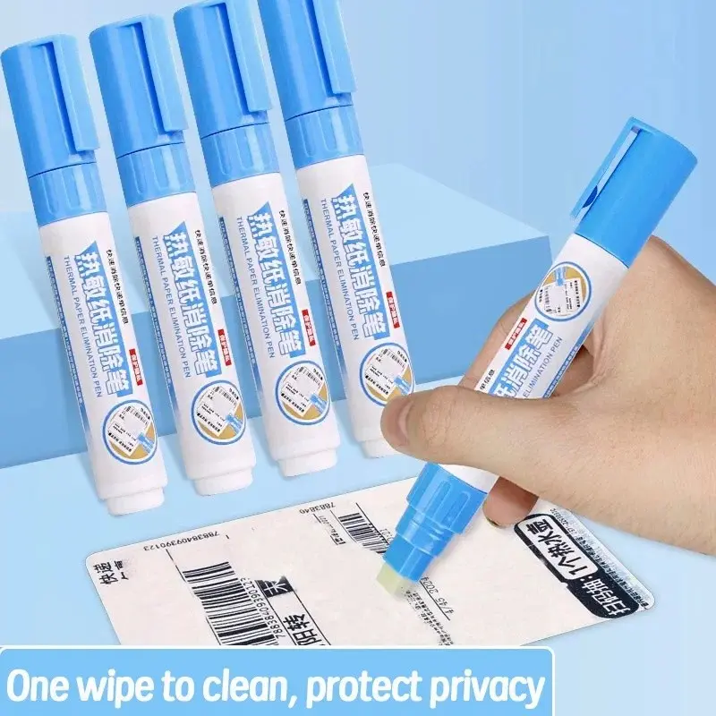 Privacy Protection Thermal Paper Eraser Pen, Express Waybill Correction Pen, Portable Erase Pen, Express Single Coding Pen