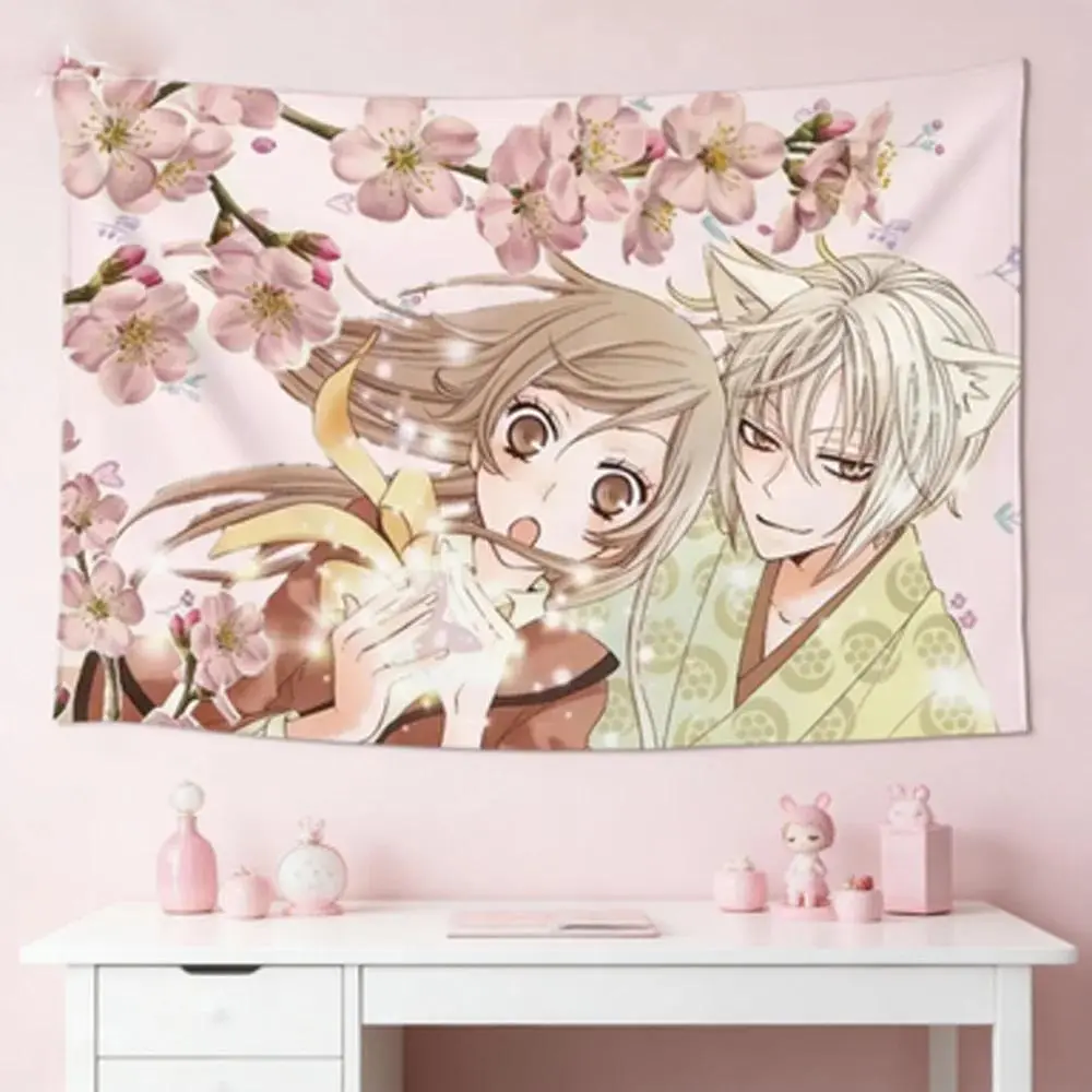 Kamisama Kiss Printed Art Comics Polyester Tapestry - Lightweight, Wrinkle Resistant Home Supply, Hanging Photo Backdrop Banner for Anniversary Parties, Bedroom & Living Room Decor, All Seasons