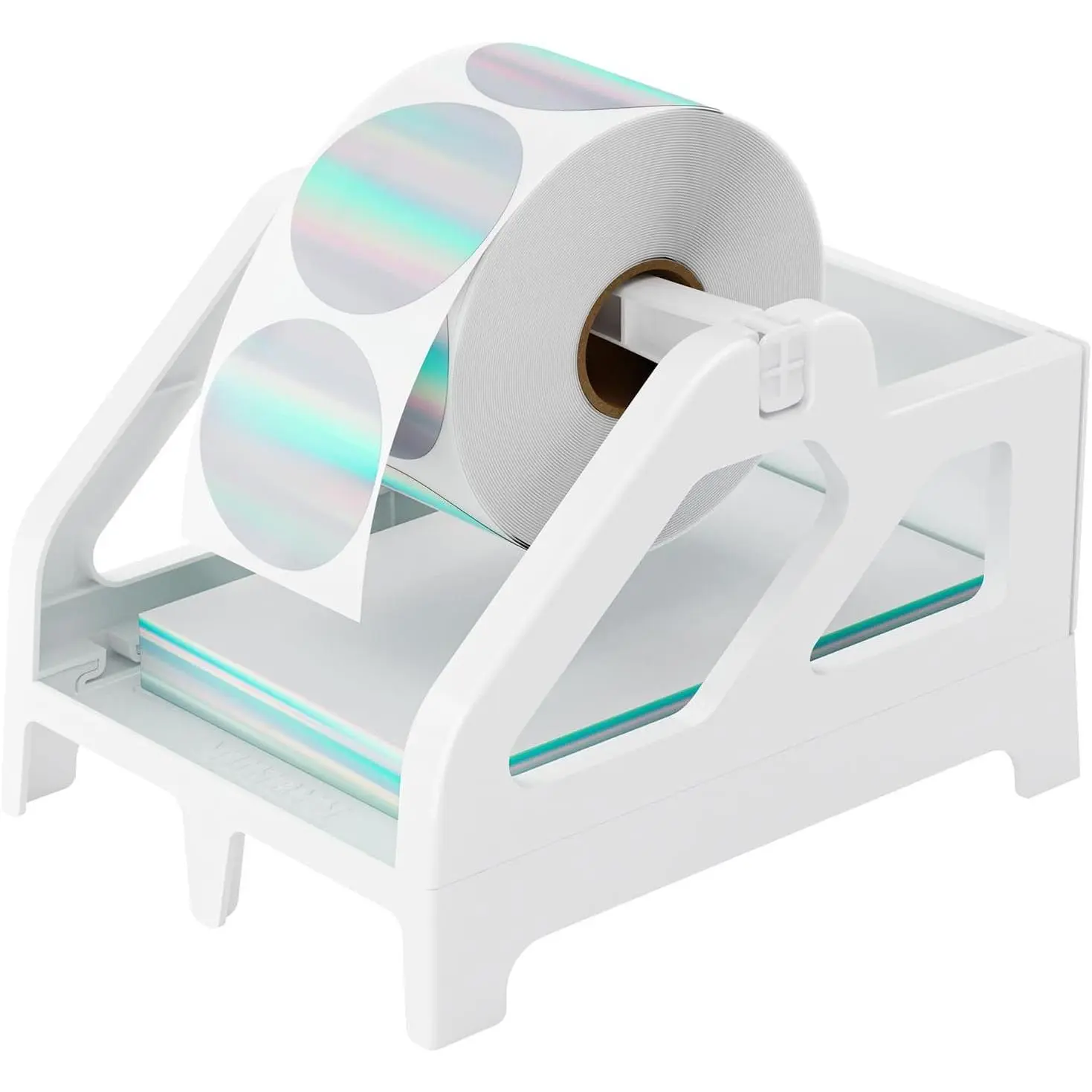 Label Holder for Rolls and Fan-Fold Labels, Black