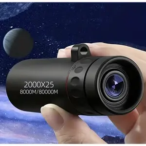 2000x25 High Power Magnification Monocular Telescope, Portable Mini Telescope, Monocular Telescope, Outdoor Monocular Telescopes, Suitable for Outdoor Camping, Traveling, Music Festival, Gift