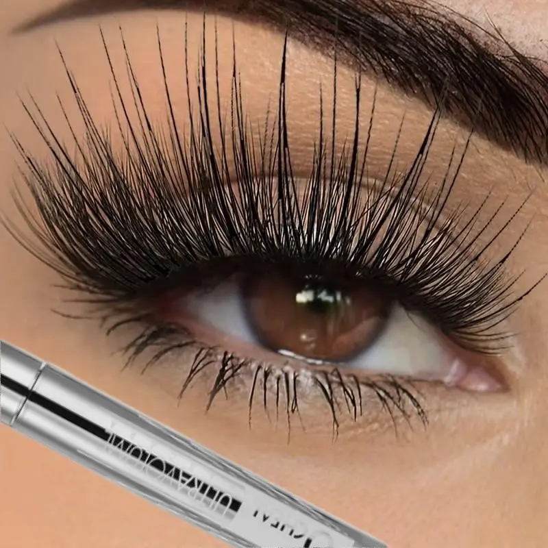 Super Waterproof Voluminous Lengthening Mascara, Sweat-Resistant Formula, Enhances Density and Length, Long-Lasting Up to 24 Hours, Easy to Apply