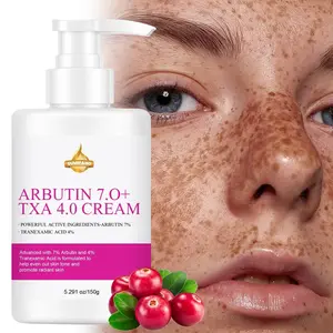 Even-Toning & Brightening Cream (150g) – Formulated with arbutin extract and tranexamic acid for an even, radiant complexion. Absorbs quickly without a greasy feel; ideal for addressing dull skin and daily maintenance.