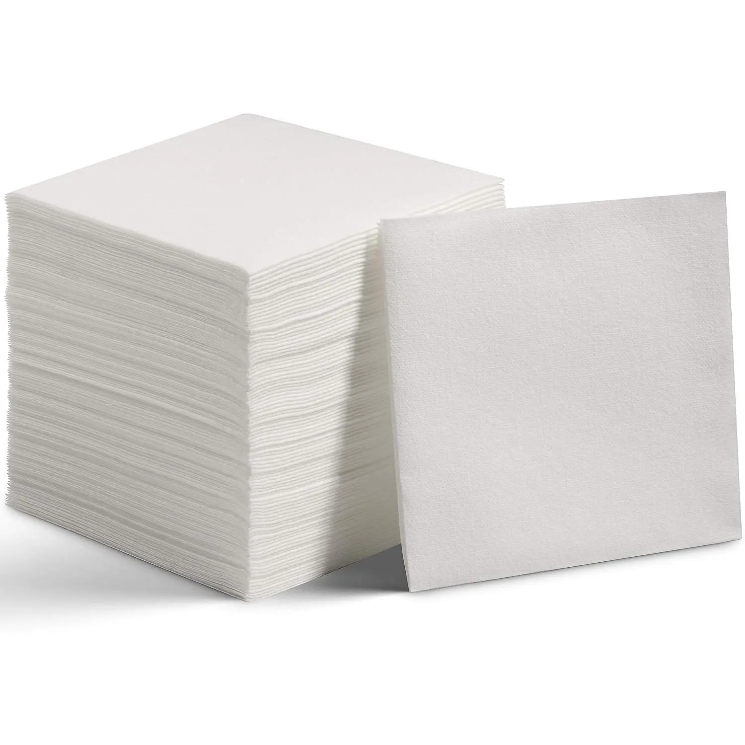 Disposable Linen-Feel Dessert and Beverage Napkins - Made In USA, Soft and absorbant cocktail Paper Napkins For Bar, Restaurant, Café, wedding Or Parties (200-Pack)