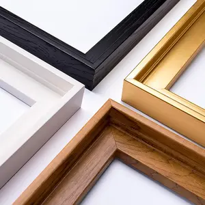 8"x12" Canvas Floater Frame, Fit for 0.6"-0.9" Deep Canvas & Oil Paintings, Nut Brown Floating Painting Frames Kit