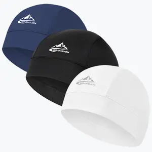 Lightweight Cycling Cap for Men Women UPF50+ Sun Protection Quick Dry Sweat Wicking Skull Cap Ice Silk Liner Helmet Hat for Biking Running Fishing Hiking Outdoor Summer Gear Cooling Skull Caps