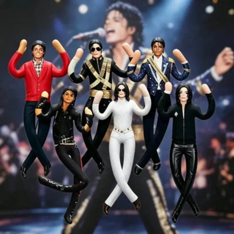 2026 New Collectors Edition Jointed Moveable Stuffed Animal Michael Jackson Doll, Cosplay Prop, Room Decoration Gift for MJ Doll Enthusiasts