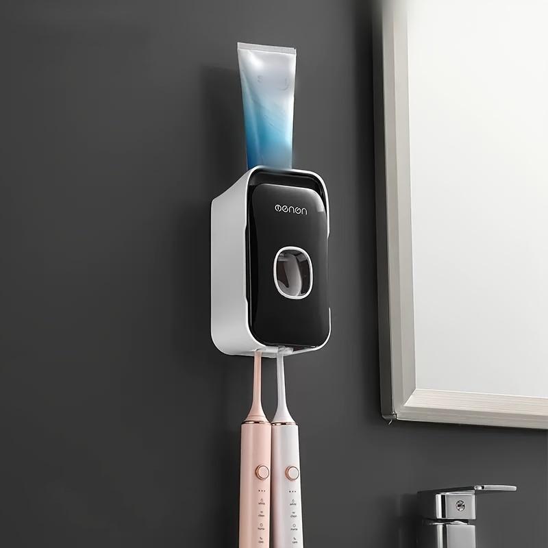 Multifunctional Toothpaste Squeezer Dispenser Set, Wall-Mounted Home Use Organizing Squeezer Kit, No-Drill Bathroom Toothbrush Holders Organizer