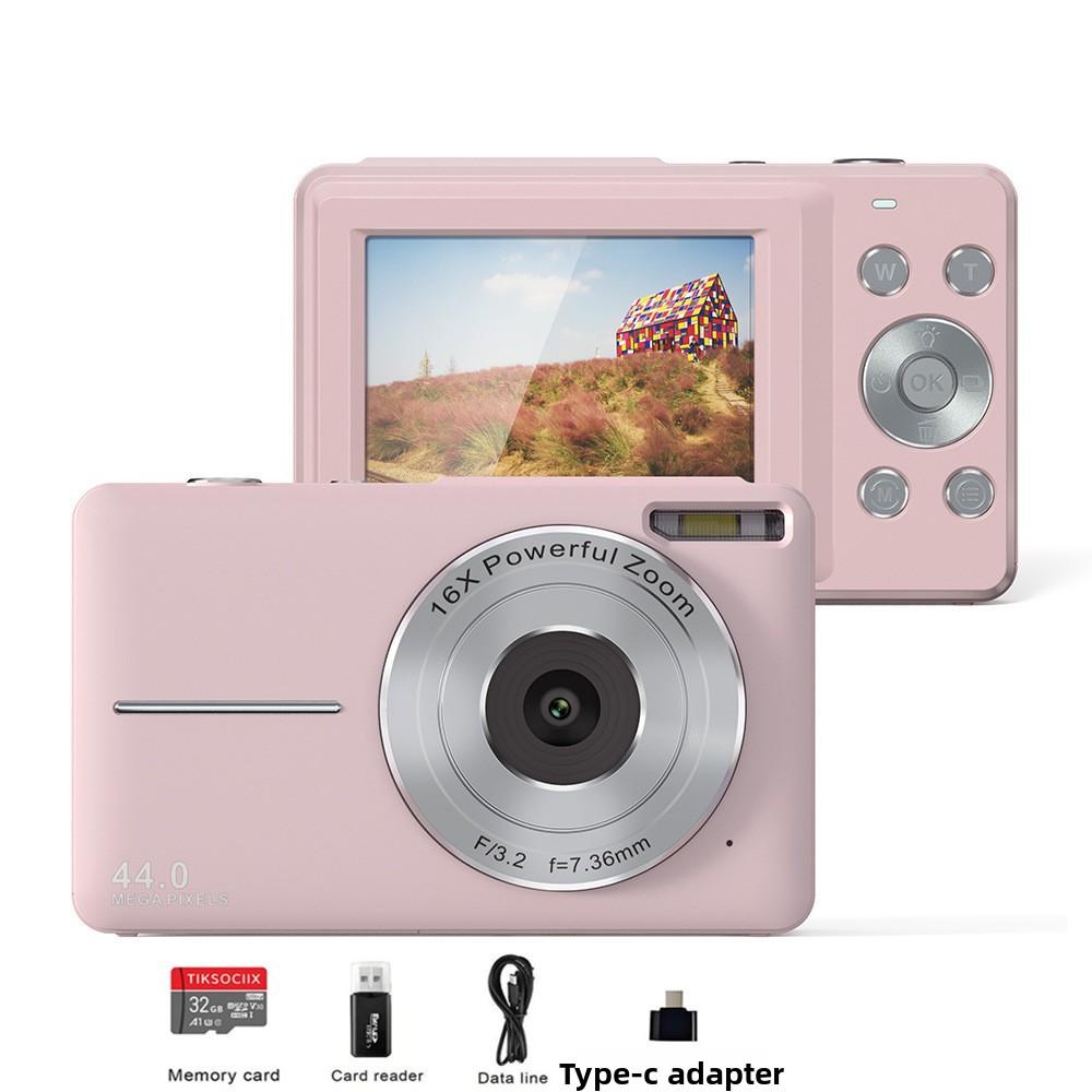 Camera 2.4inch Display Screen Digital High-Definition Camera Small Portable CCD Student Telephoto Camera