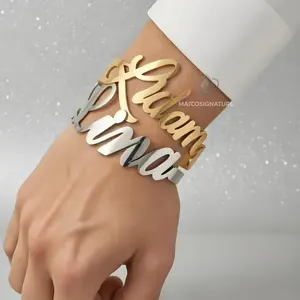 Custom Bangle Bracelet | Name Bangle | Personalized Bangle | Custom Made Birthday Gift | personalized gifts | Gift for Her | Name Bracelet