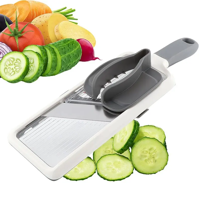 Reusable Kitchen Fruit Vegetable Cutter, Portable Veggie Slicer, Multi-Function Slicer, Potato Masher, Carrot Grater, Essential Cooking Tool