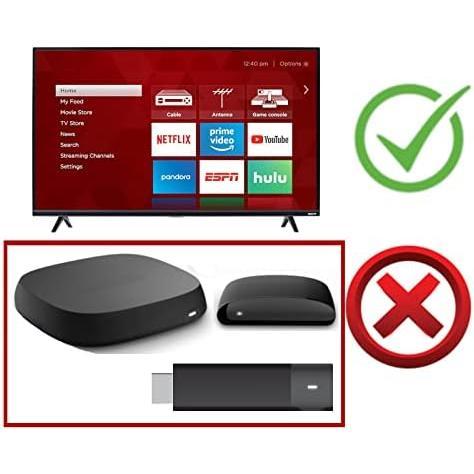 Replacement Remote for All TCL  TV with Sling, VUDU and Hulu Shortcuts. RC280