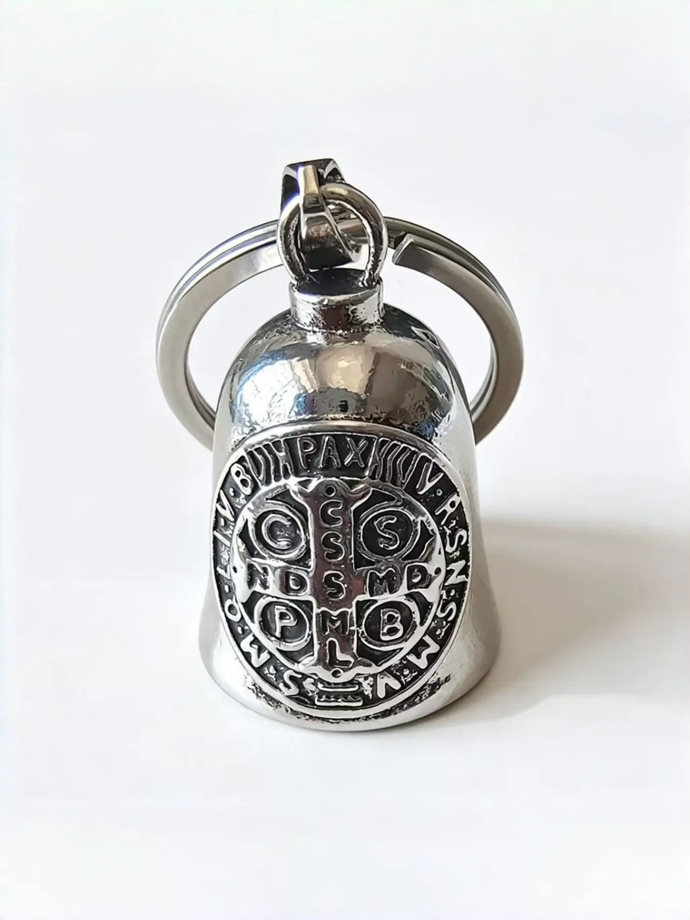 Saint Bell Keychain, Ensures Safe Riding, Romantic Punk Style, Perfect Gift for Family, Unique and Stylish Accessory