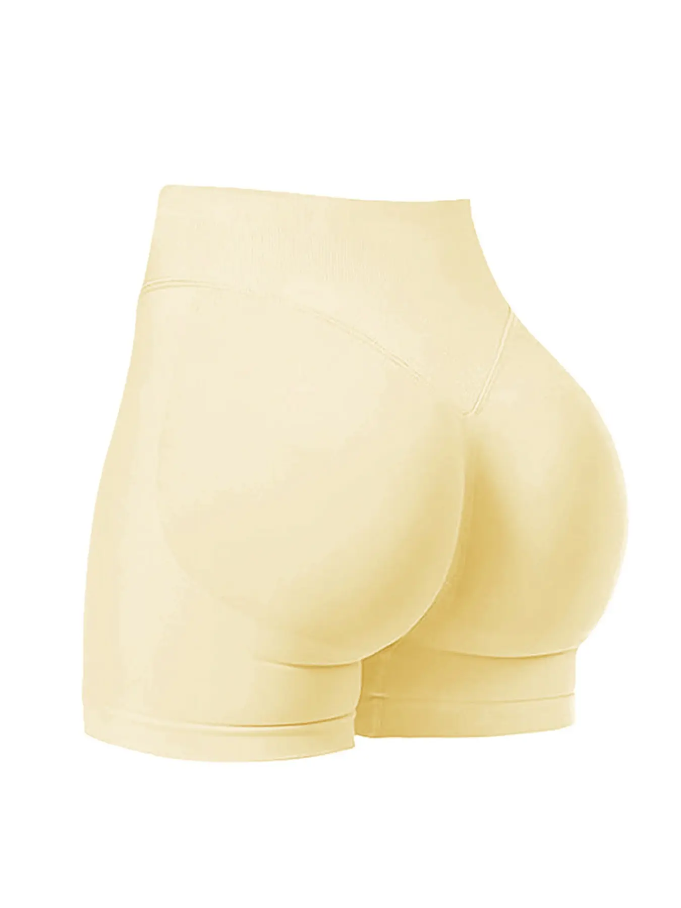 Women's Cycling Shorts, Invisible Butt Lifting Design, Nude Feel Peach Hip Lifting Yoga Shorts, Women's Tummy Control Yoga Shorts, Tight Fitness Pants, Running Sports Pants, Outdoor Running Cycling Pilates Shorts, Athletic Yoga Shorts