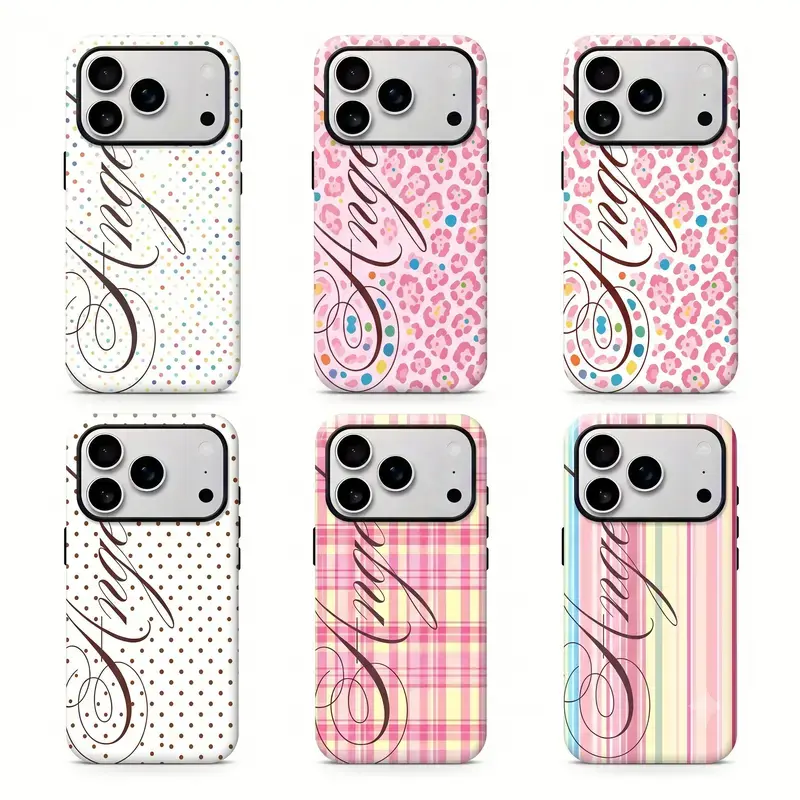 Y2K Aesthetic Angel Cursive Phone Case,Tough phone case,for iPhone 16 15 14 13 12 11 17Pro Max,for Samsung S25 S24 S23 S22 Ultra,Gifts For Fans, Phone Accessories