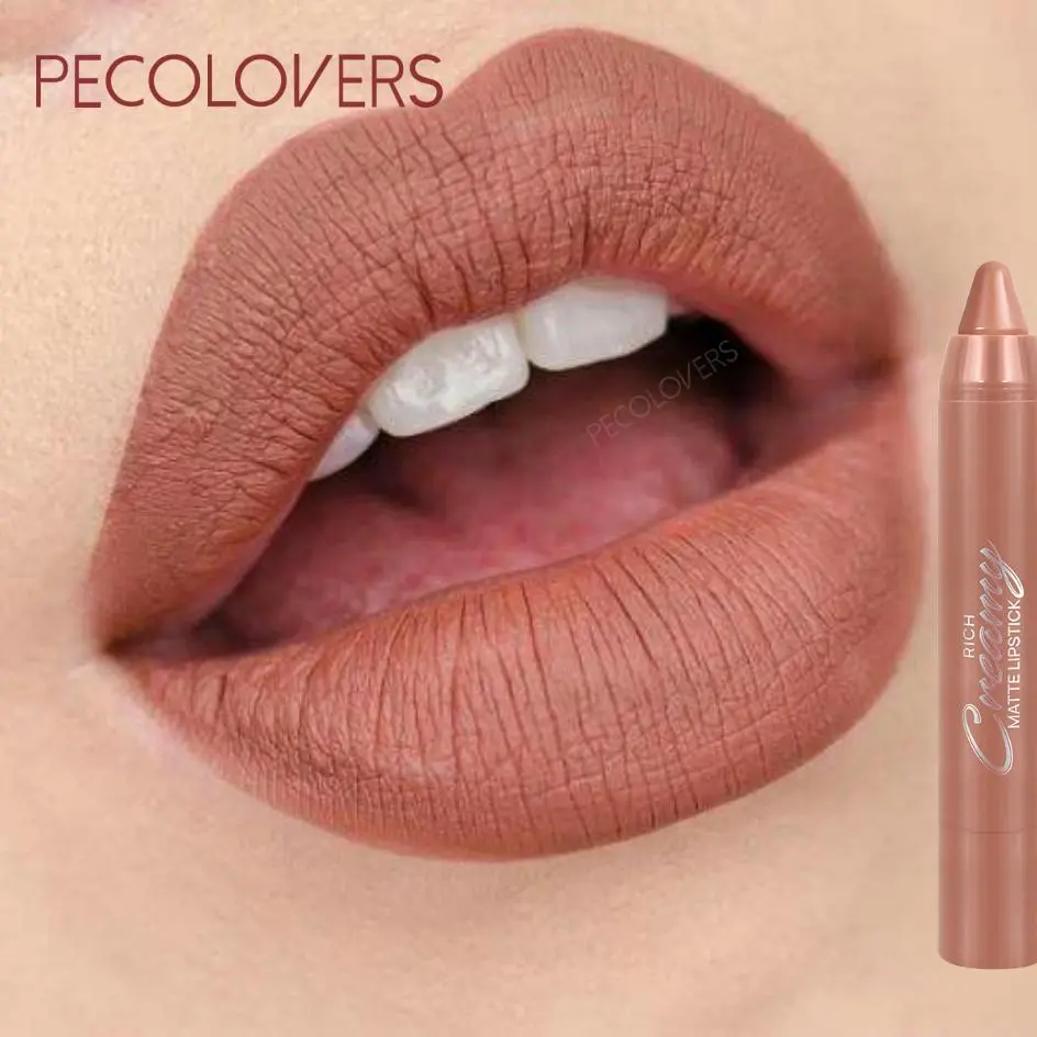1PC Smooth Texture, Moisturizing Lipstick Pen,24H Long Lasting Matte Velvet Lipstick,Smooth Texture, Moisturizing Lipstick Pen