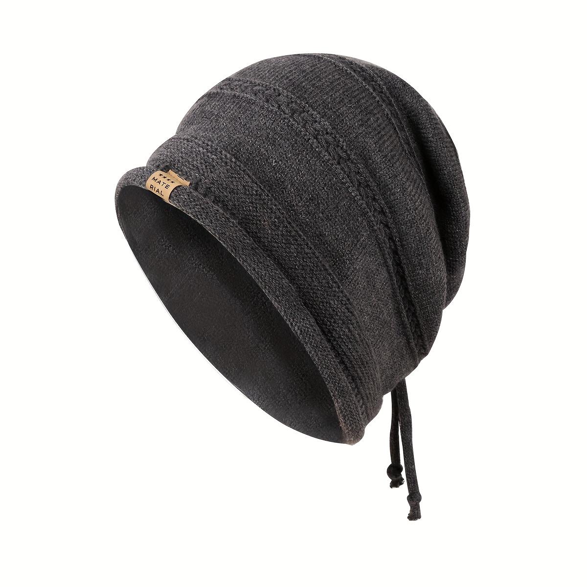 Winter Hat 2 Pack, Soft Acrylic, Lightweight Beanies with Ear Warmers Men main image 2
