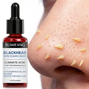 SUMIFANGBlackhead & Pore Cleansing Solution, Serums, Salicylic Acid + Niacinamide + Succinic Acid, Removes blackheads and acne, Removes surface oil and buildup, Quick absorption for a refreshing feel, Daily blackhead removal and pore care