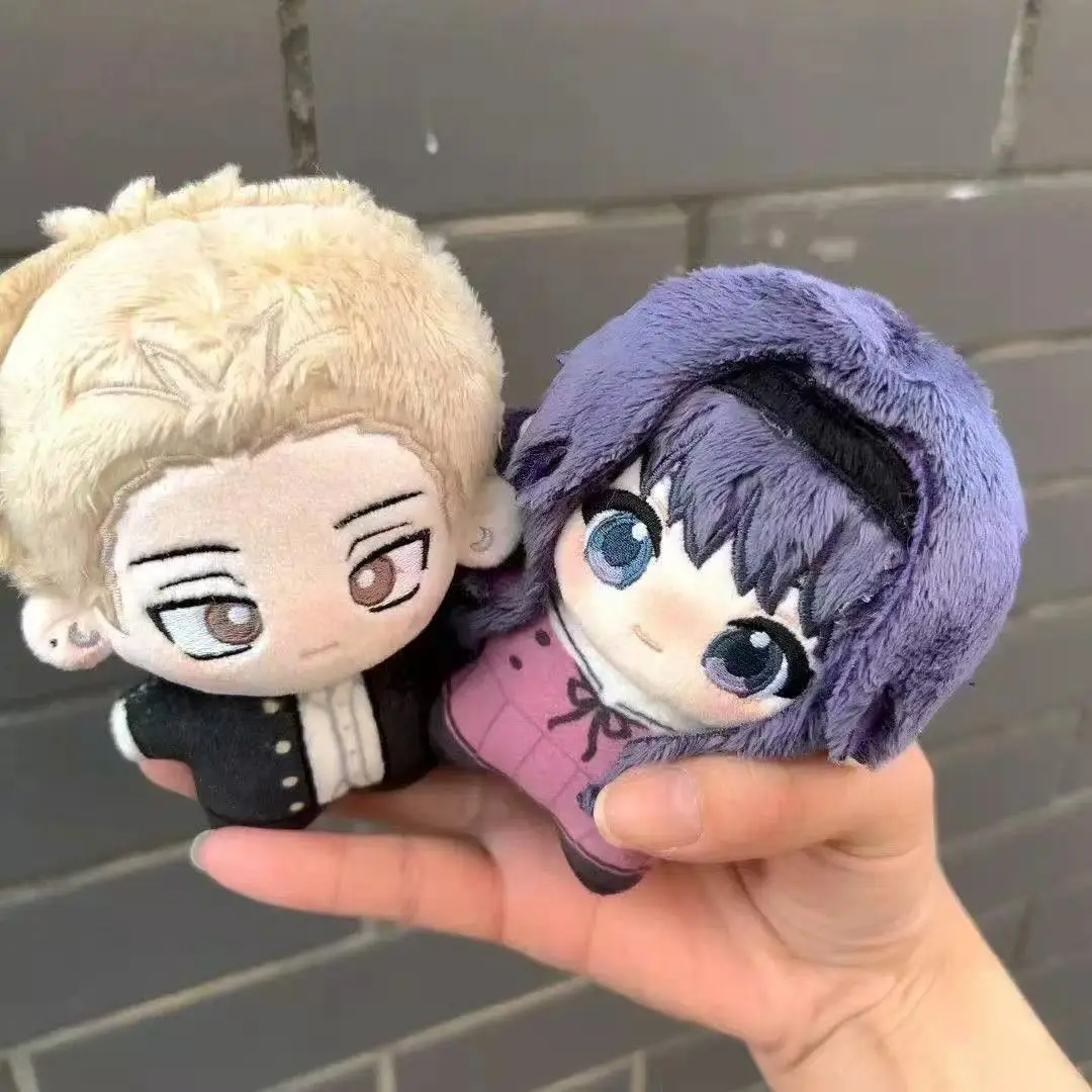 10cm Anime & Manga Cartoon Character Plush Doll - Cute Miniature Pendant Keychain Ornament Toy for Waguri Kaoruko, Tsumugi Rintaro Fans, Ideal Gift