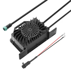 VEVOR 36V 18A Lithium Battery Charger, 43.8V, AC - DC LiFePO4 Smart Charger, with Anderson Connector, LED Indicator, 0V Activation, for Lithium LiFePO4 Deep Cycle Rechargeable Batteries of Boat, RV