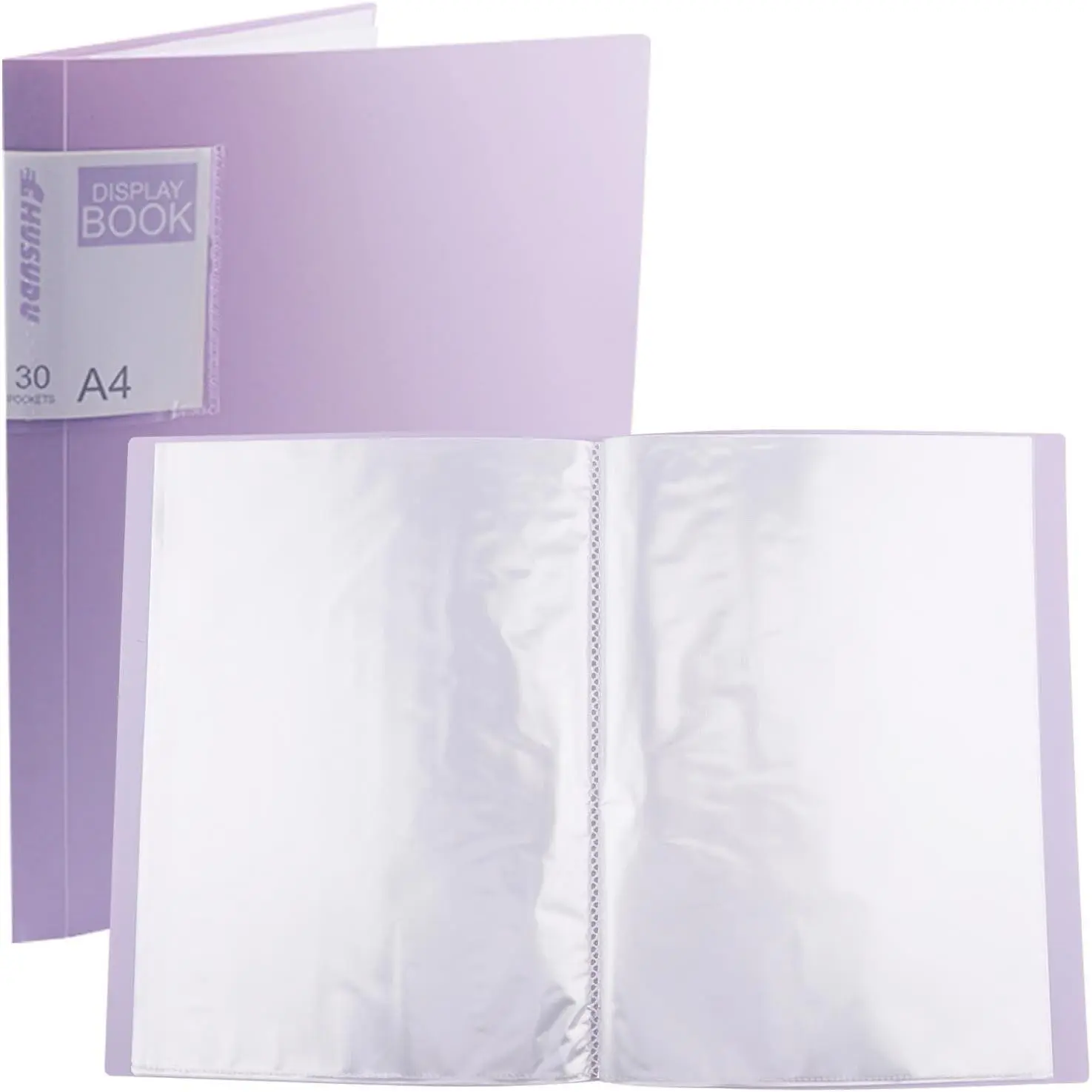 A4 Binder with Plastic Sleeves,Presentation Folders with 30 Pocket Clear Sheet Protectors, Display 60 Pages Book, Presentation Book for Artwork, Document Organizer Binder(Color:)