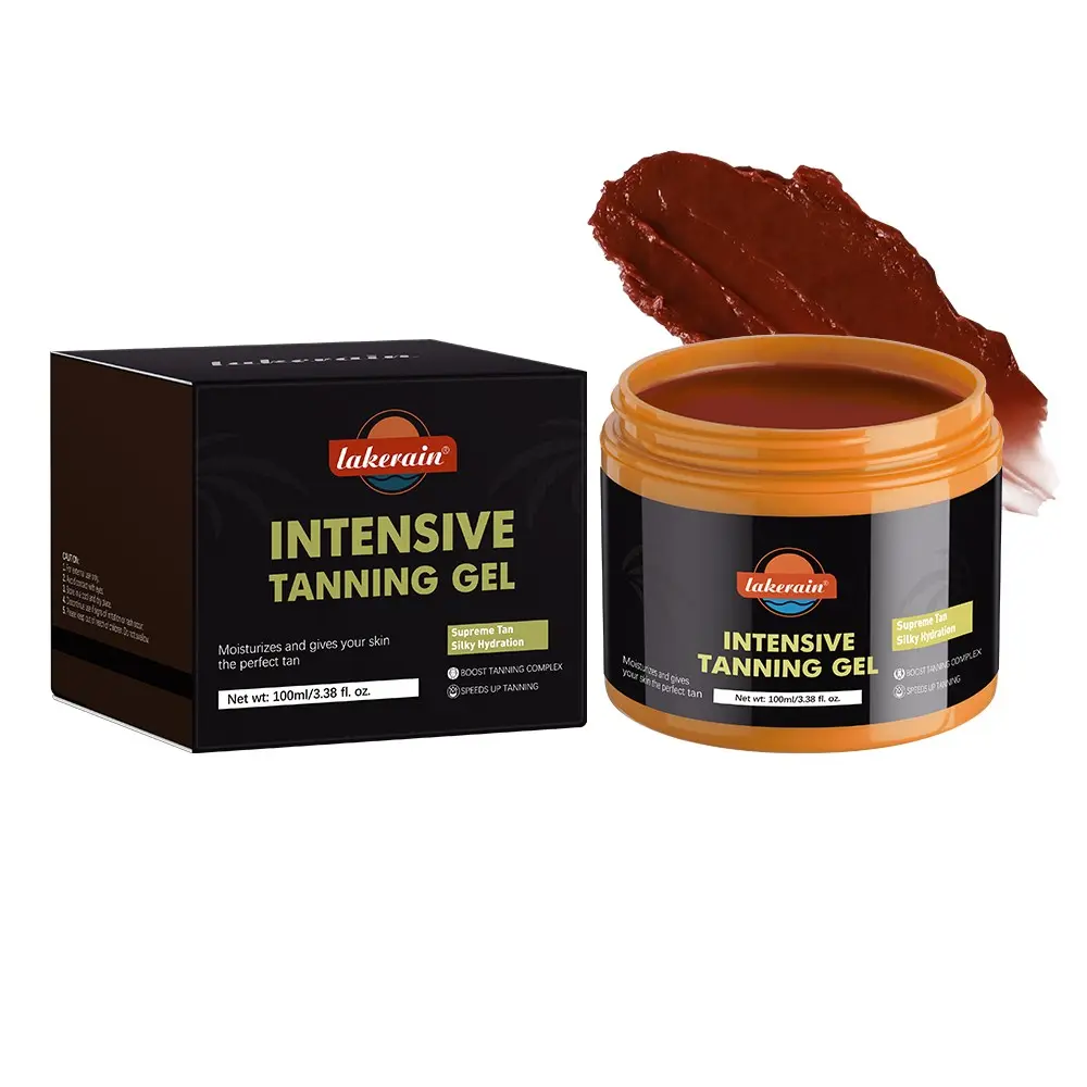 Long-Lasting Moisturizing Self-Tanning Gel, Waterproof & Sweatproof, Natural Glow, Summer Vibe, Flawless Sunless Tanning, Suitable for All Skin Types and Daily Use, Glow Tanner, Dark Self Tanner, Tanning Products