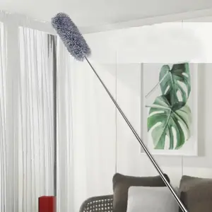 Long Handle Duster, 1 Count Adjustable Extendable Duster, Household Cleaning Tool, Cleaning Products