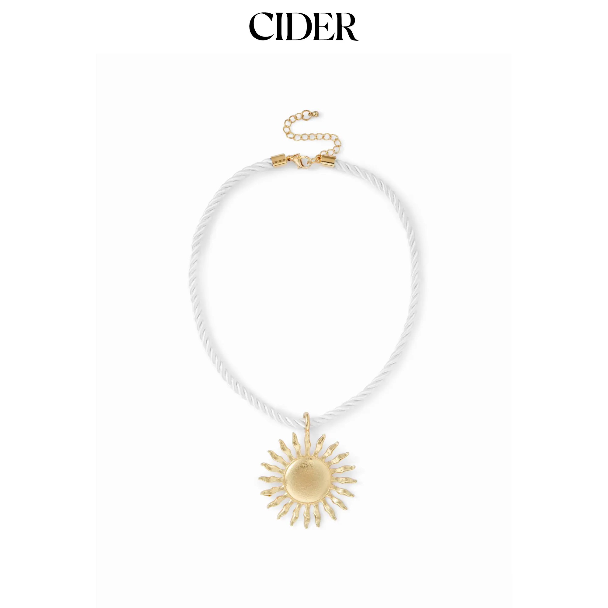Cider SUN PATTERN NECKLACE