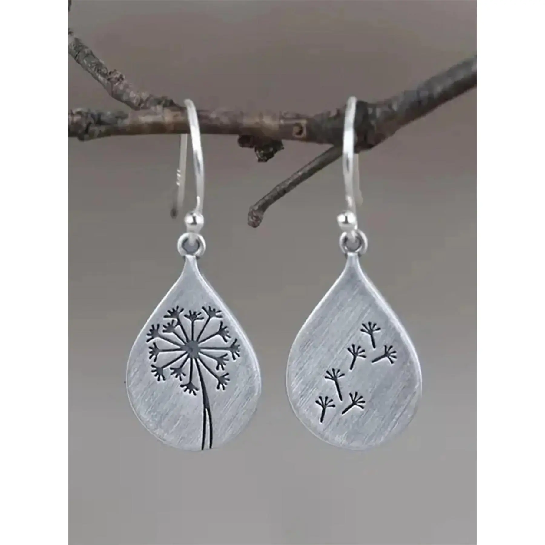 Fashionable Water Drop Shaped Dangle Earrings, Ear Hook Design, 2024 New Style Dainty Fashion Jewelry for Party, Daily Clothing Decor, Trendy All-match Cool Female Accessories for Birthday Gift, Teardrop Earrings