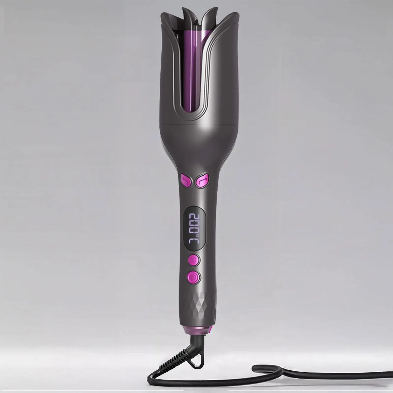 32mm Auto Curling Iron, Smart Anti-burn & 30M Negative Ions Curling Iron, Adjustable Temp Curler for Home & Professional Use