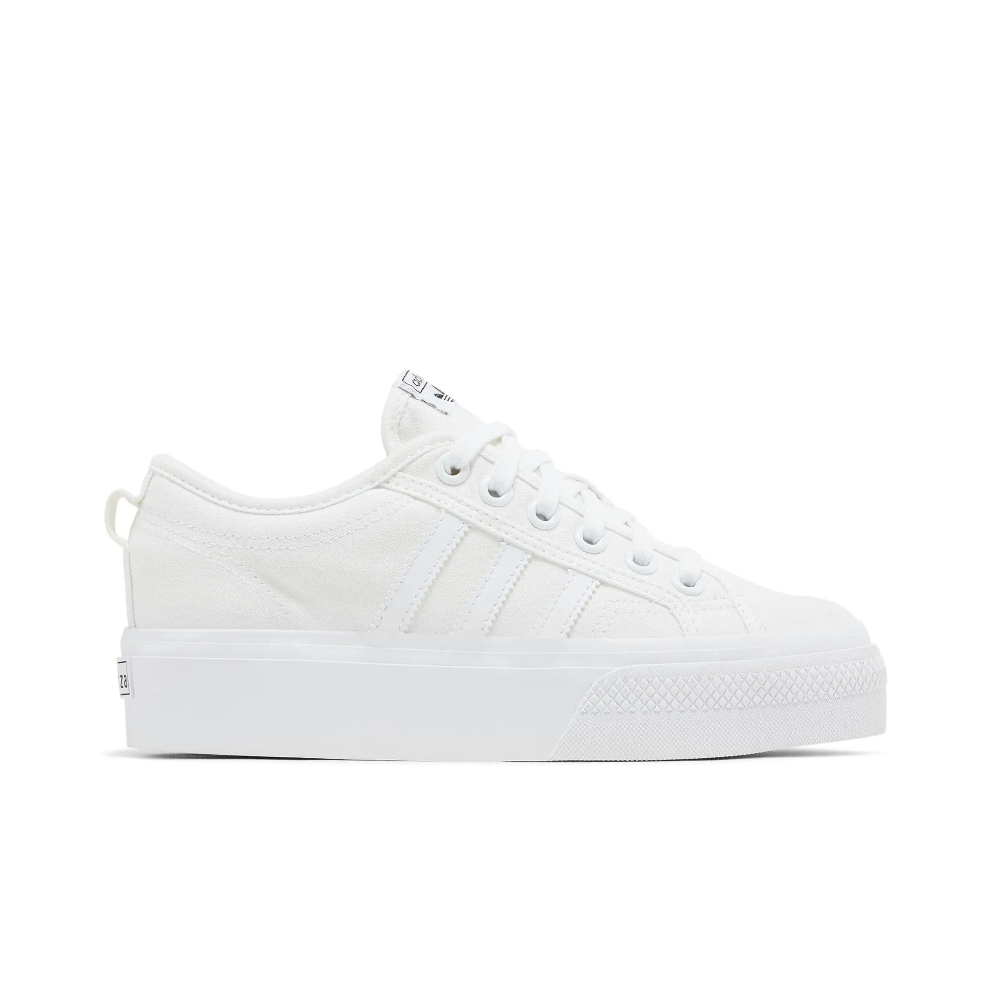 adidas Womens Nizza Platform 'Triple White' (women's sizes) Cloud White/Cloud White/Cloud White sneakers FV5322