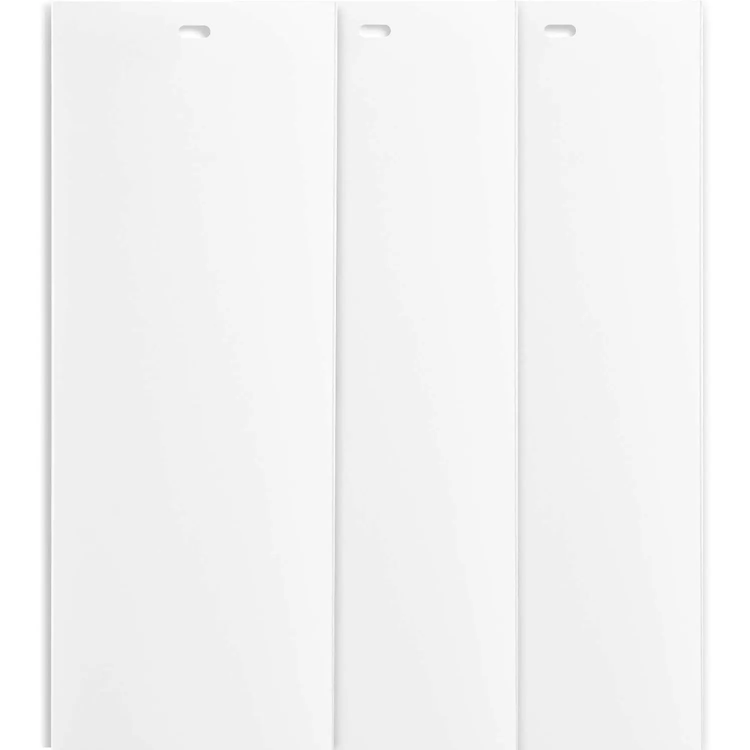 82.5" White Vertical Replacement Blinds Slats Sliding Door Window (3 Pack)