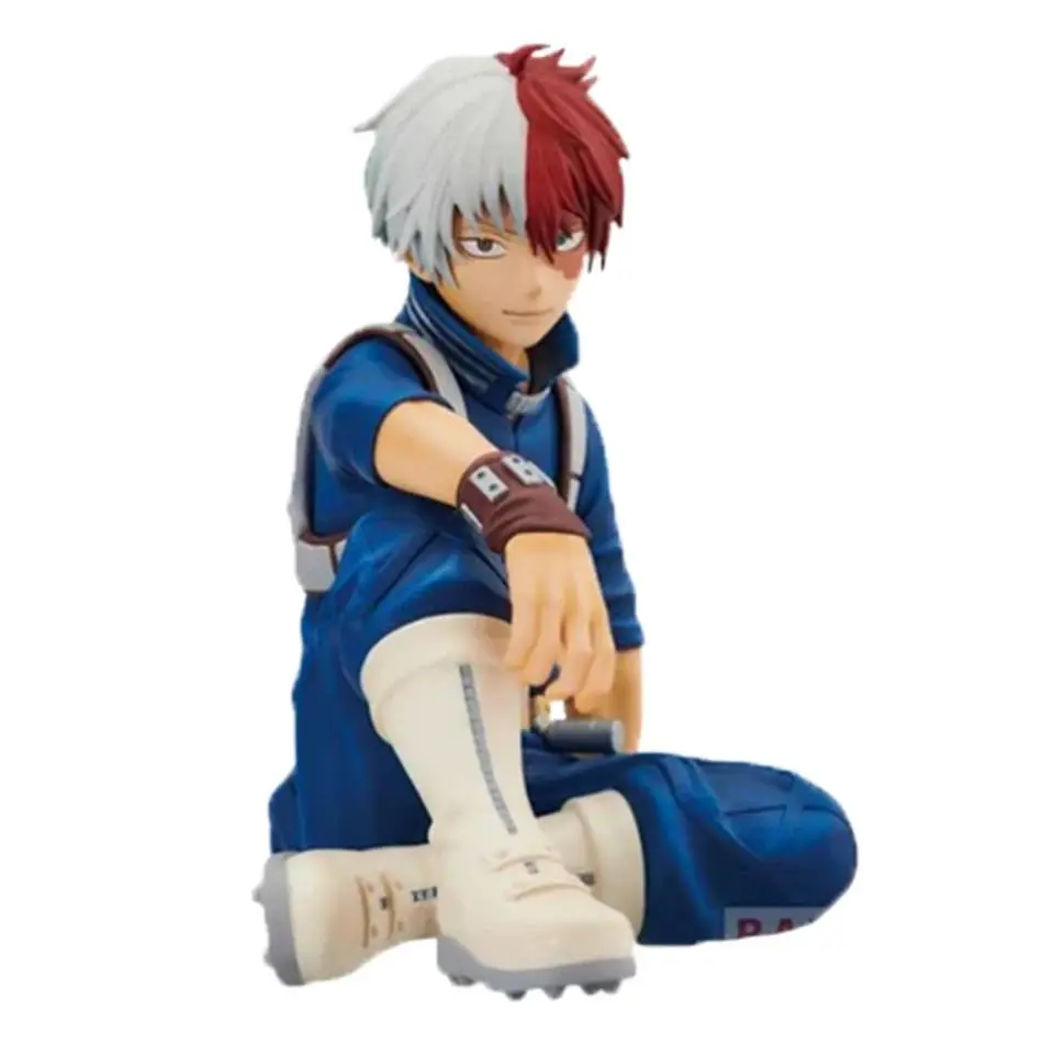 MHA Heroes Anime Character Keychain Action Figures - 11cm My Hero Academia Midoriya Izuku, Todoroki Shouto, Bakugou Katsuki Collectible Gift Set for Anime Fans