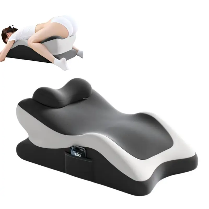 Memory Foam Prone Pillow, Skin-Friendly Fabric, Orthopedic Memory Foam, Ergonomic Bed Pillow, Multi-Angle Curved Supportive Backrest Pillow, Scientifically Designed Body Support