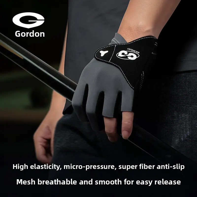 3 Finger Stretch Pool Glove Non Slip Quick Cue Release Cooling Mesh For Men Women Snooker Billiard League Players Better Aim