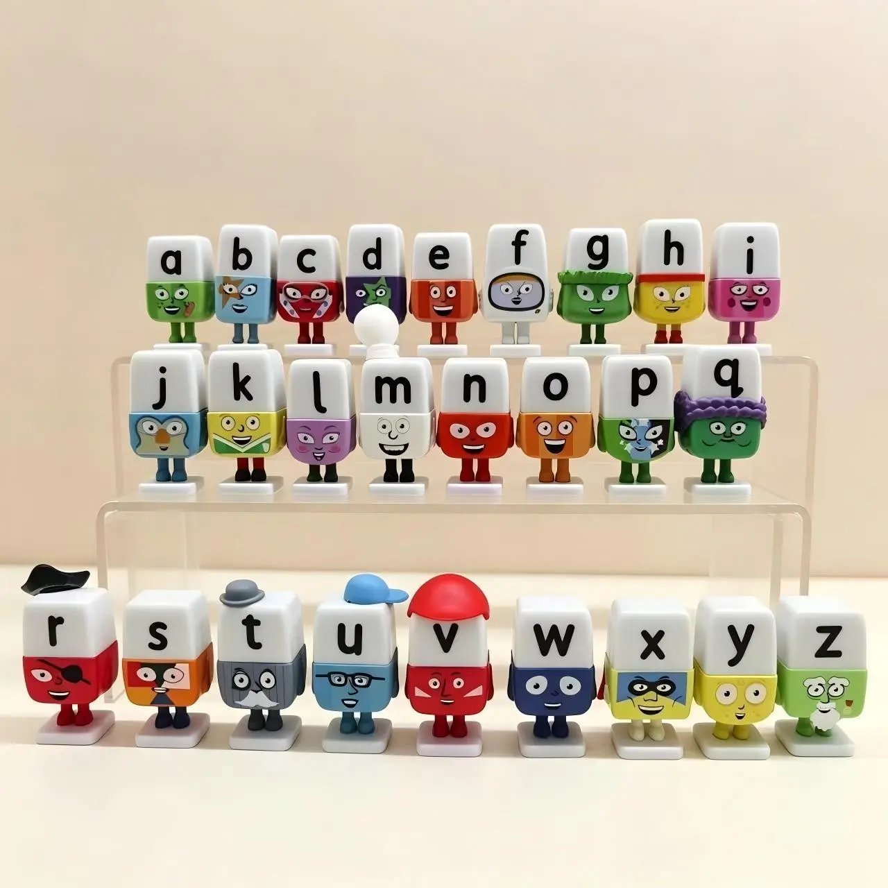 26-Piece Alphabet Letter Building Blocks Set, Educational Toy for Kids, Learning Doll Model Series, Fun and Interactive Playset