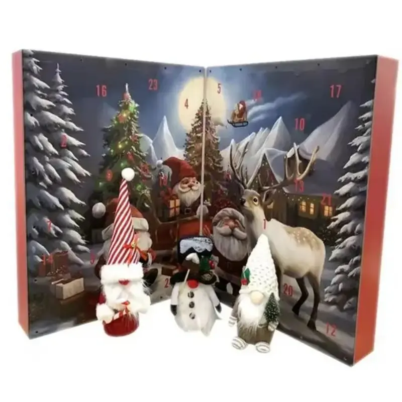 2026 Christmas Gnome Advent Calendar - Perfect for Holiday Décor, Festive Decoration, Christmas Decorations & Gift Ready - Decor, Ornaments